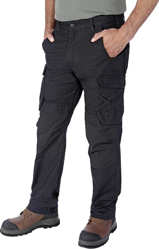 Pantalon de travail cargo Carhartt Steel Rugged Flex™ - Zwart-38/32
