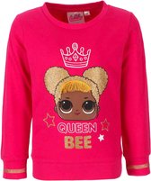 LOL Surprise! Sweater - Queen Bee - Katoen - Roze - Maat 116 (6 jaar)