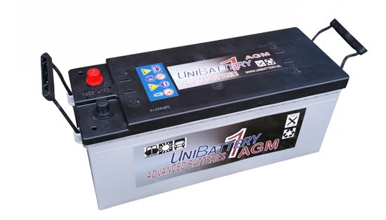UniBattery AGM accu 140Ah - 12V - 39.1 kg - onderhoudsvrij