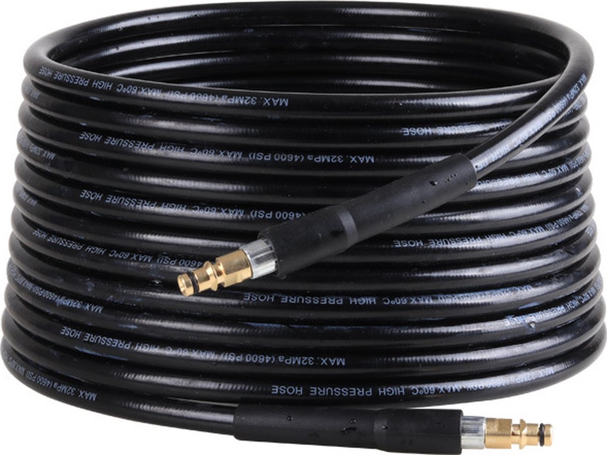 Generic Vervangende hogedrukwaterslang 20m x 5800 psi Geschikt voor sommige oude Karcher K2-K7 hogedrukreinigers