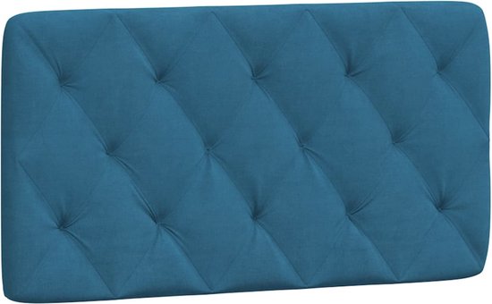 vidaXL-Hoofdbordkussen-100-cm-fluweel-blauw