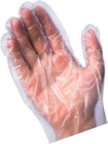 200 stuks Plastic PE Wegwerphandschoenen Polyethyleen Handschoenen Transparant
