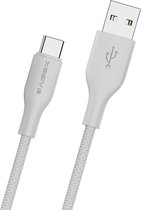 USB to USB-C - Gevlochten Kabel - 30 CM - Data & Charge - Bescherming bij opladen - Xssive