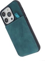 CaseMania – iPhone – 14 Pro Max – Suede Card -incl-3 pasjes
