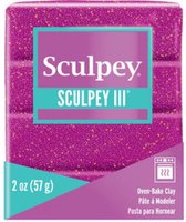 Sculpey klei III -- Violet Glitter - 562 - 57gr