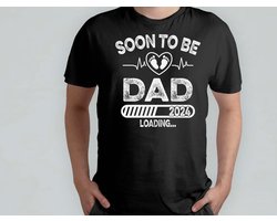 SOON TO BE DAD 2024 LOADING - T Shirt - cadeau - gift - vader - dad - beste vader ter wereld - verjaardag - unisex - vaderdag - best dad in the world - father - liefde - cute