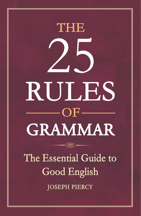 25 Rules Of Grammar - cover
