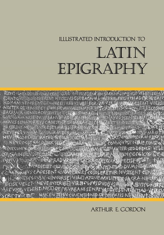Illustrated Introduction to Latin Epigraphy - cover