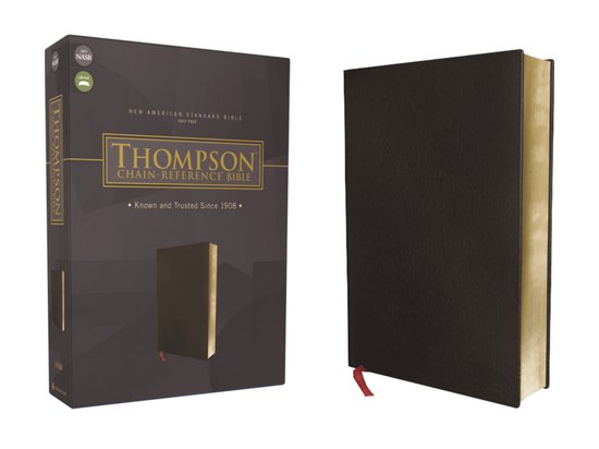NASB, Thompson Chain-Reference Bible, Bonded Leather, Black, ... - cover