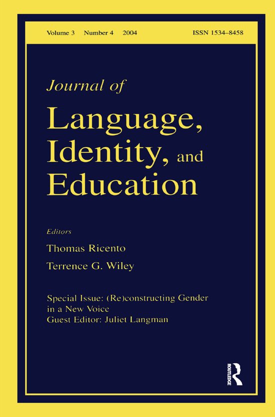 (Re)constructing Gender in a New Voice - cover