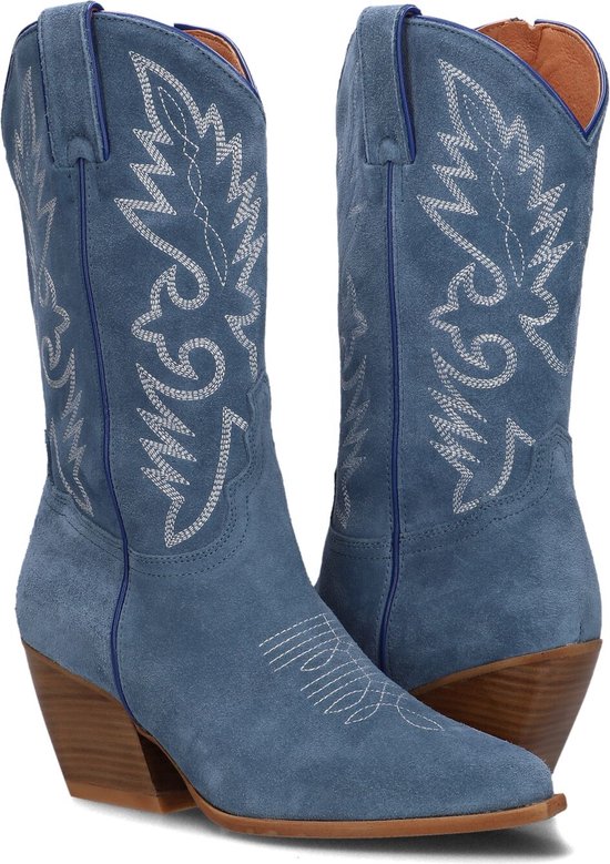 Red Rag 77424 Cowboylaarzen Western Laarzen Dames Blauw Maat 38 bol