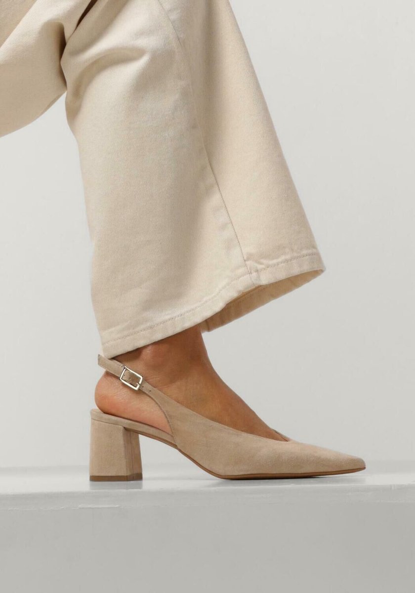 beige slingbacks