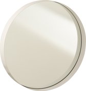 J-Line spiegel Rond Boord - metaal - wit - medium