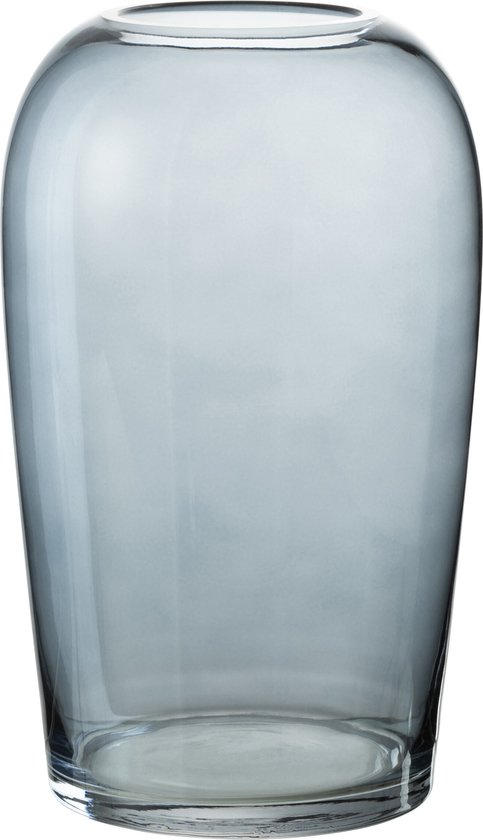 J-Line Vase Oeuf Verre Gris Large