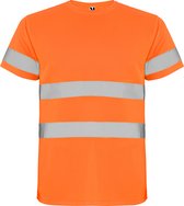 Technisch hoog zichtbaar / High Visability T-shirt met korte mouwen Oranje maat 3XL