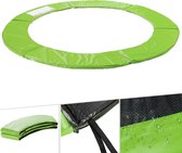 AREBOS Randafdekking voor trampoline, veerbescherming, 244 cm, van PVC en PE, scheurvast, 100% uv-bestendig, lichtgroen