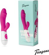 Teazers - Tarzan Vibrator - Rabbit Vibrator voor Beginners - Vibrators voor Vrouwen - Sex Toys voor Vrouwen - G-Spot Vibrator - Dildo - Clitoris Stimulator - Roze