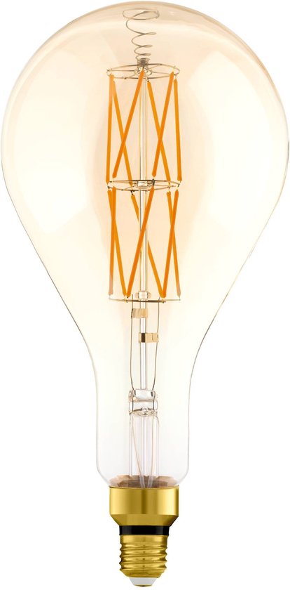 EGLO LED Lamp - E27 - 32 cm - Amber - 2100K - Dimbaar