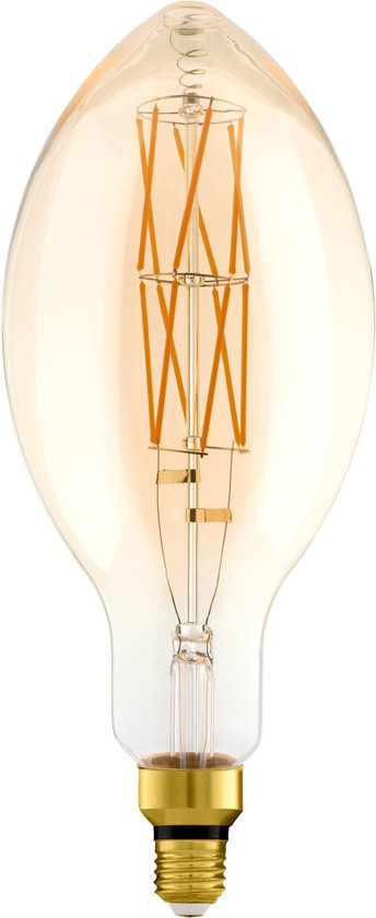 EGLO LED Lamp - E27 - 34 cm - Amber - 2100K - Dimbaar