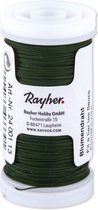 Rayher Fil floral ou fil de fer - vert - 0,35 mm d'épaisseur - 100 mètres de cordon - fil métallique - matériel de reliure