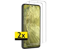 Screenprotector - Geschikt voor Google Pixel 8a - 2 Stuks - Extra Sterk - Beschermglas - Gehard Glas - Tempered Glass - Screen Protector