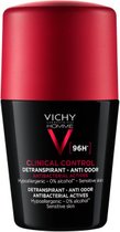 Vichy Homme Deodorant Clinical Control 96U 50ml tegen overmatige transpiratie - roller 50ml - ook voor een gevoelige huid