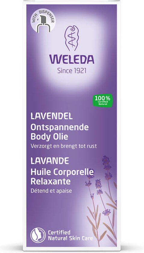 WELEDA - Ontspannende Body Olie - Lavendel - 100ml - 100% natuurlijk - Weleda