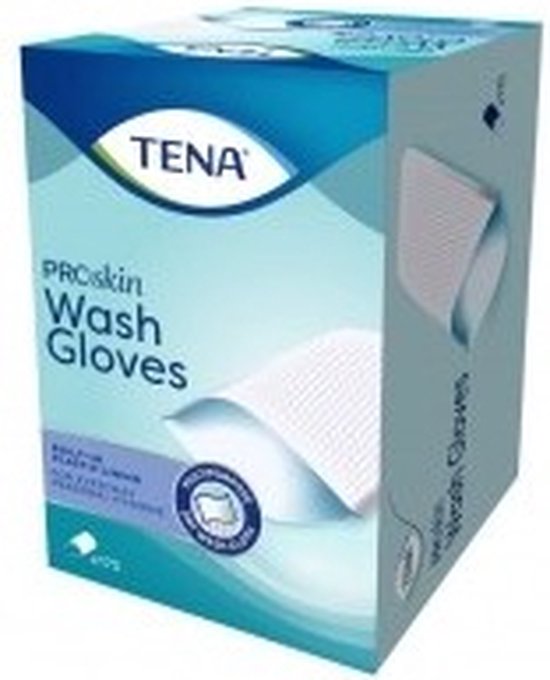 Tena Wash Glove Soft - 1 pak van 50 stuks