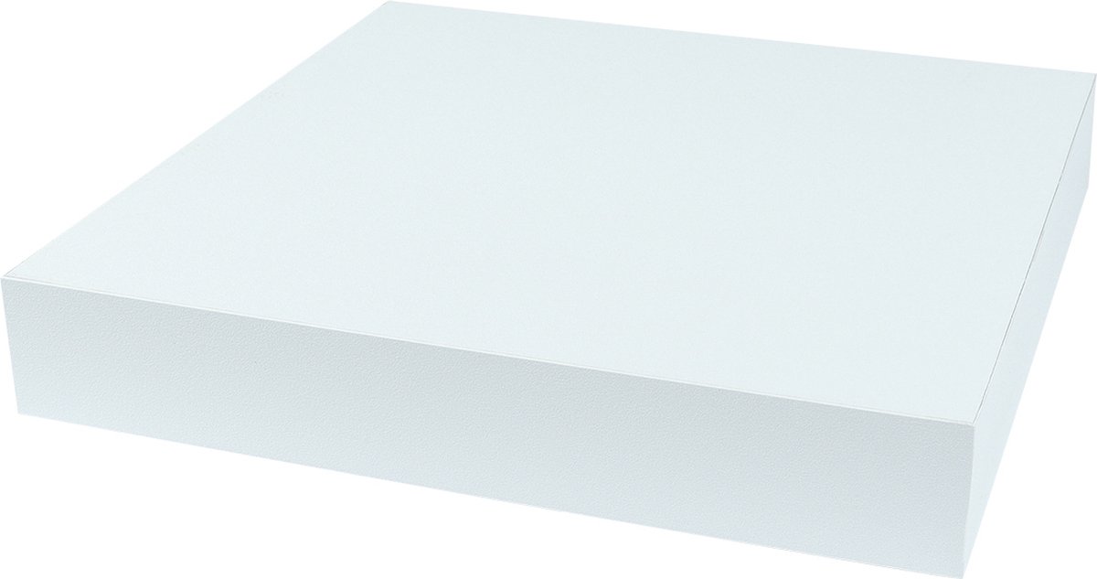 Wovar Zwevende Wandplank 24 x 24 cm Wit | Per Stuk