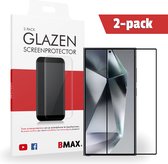 2-pack BMAX Screenprotectors geschikt voor Samsung Galaxy S24 Ultra - Van gehard glas - Samsung screenprotectors - Telefoonaccessoires - Telefonie & Accessoires - Beschermglas - Glazen screenprotectors