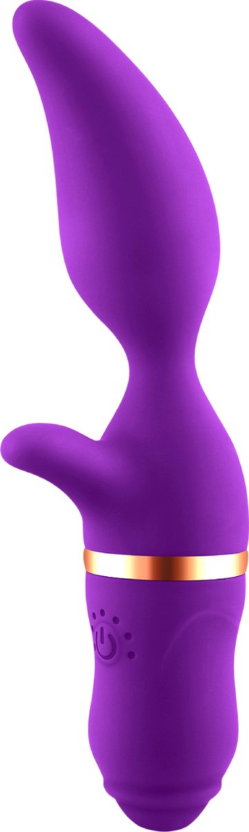 Goedkoopste Cupitoys® Tarzan vibrator mangovorm - 19,8cm - Paars - 7 standen - Vibrators voor vrouwen en mannen - Sex toys voor vrouwen en mannen