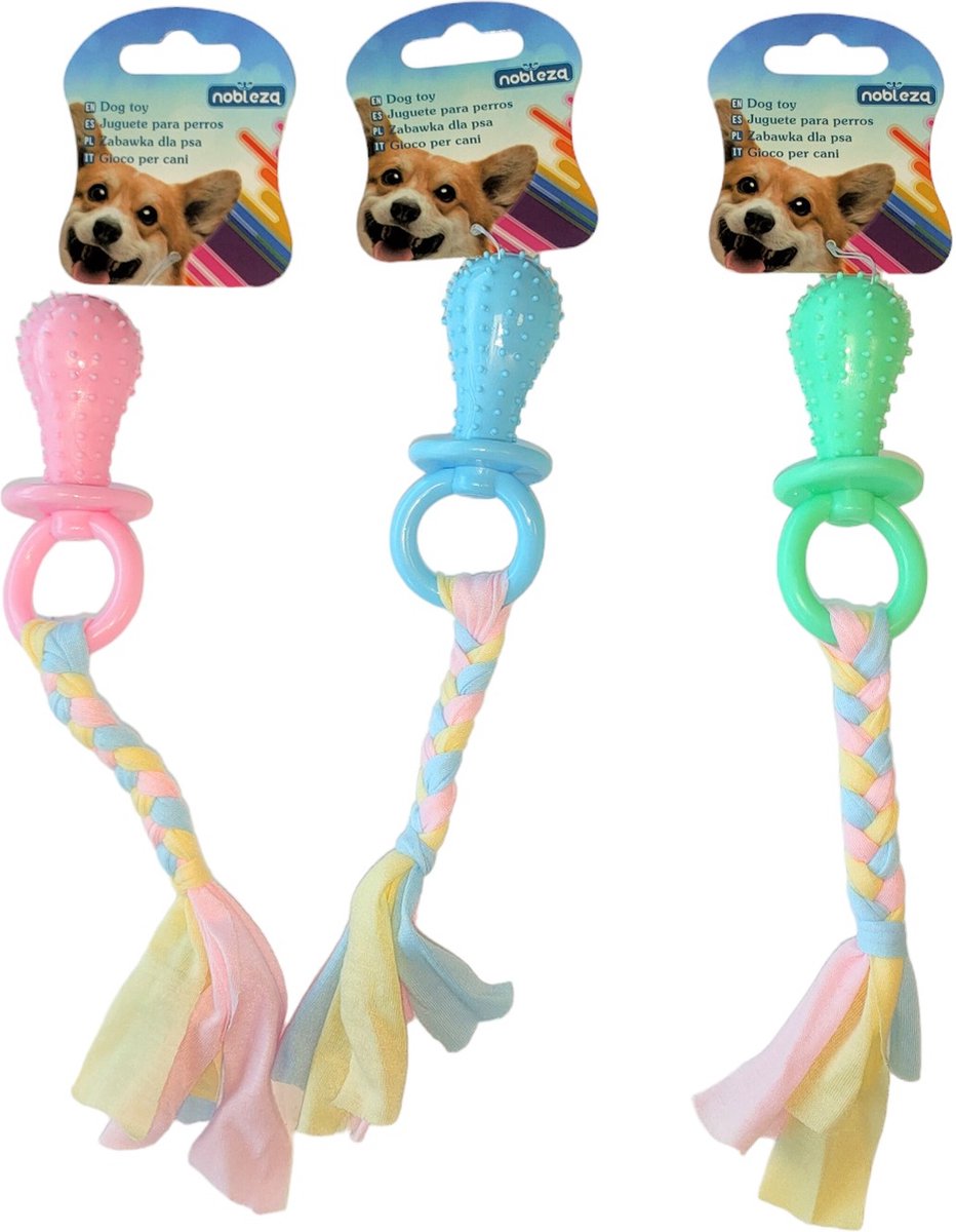 Nobleza Puppyspeeltje - Speen met lint thumbnail 3