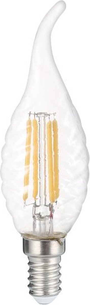Optonica LED Filament Kaarslamp C35 E14 - 4W (vervangt 30W) - 400lm - 2700K Warm Wit - 230V - Energiezuinig