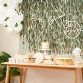 Botanical Hey Baby Hanger | unisex | Voor Gender Reveal en Babyshower