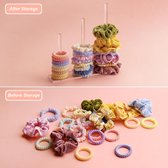 3-laags acryl scrunchie-houder, haaraccessoires, organizer, transparante haartie-organizer, opslag voor vrouwen, tienermeisjes, geschenken, trendy spulletjes, haarstropdas, winkel, scrunchie-houder