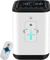 Professionele Zuurstofconcentrator – Zuurstof Generator – Draagbaar Design – 1-7L/Min – 93% Hoge Zuiverheid – Geruisloos – LED Touch Screen
