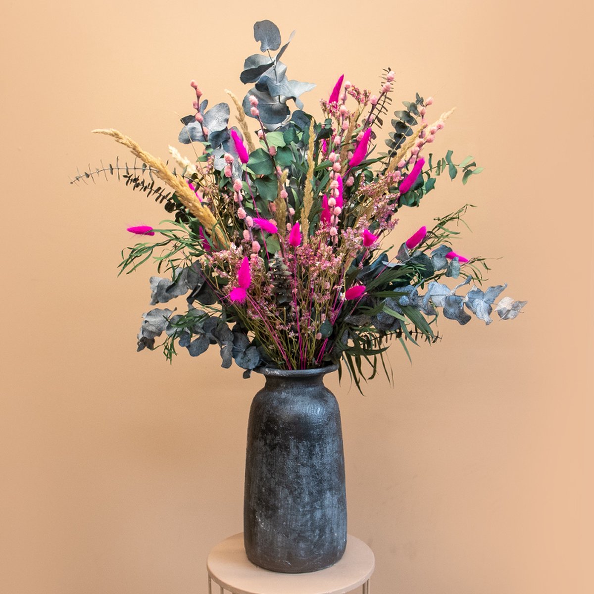 Droogbloemen - boeket - Quinta - 70 cm - Eucalyptus boeket - Droogboeket - bladboeket