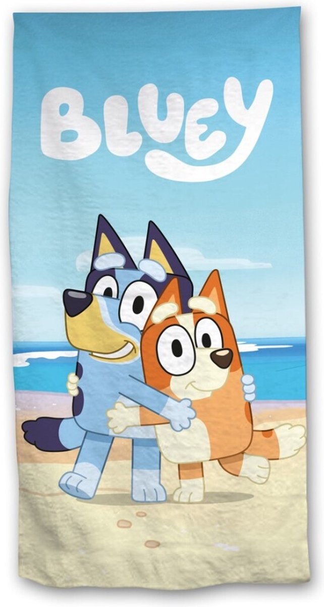 Bluey Strandlaken - Badlaken. 100% Polyester - 140 cm x 70 cm.