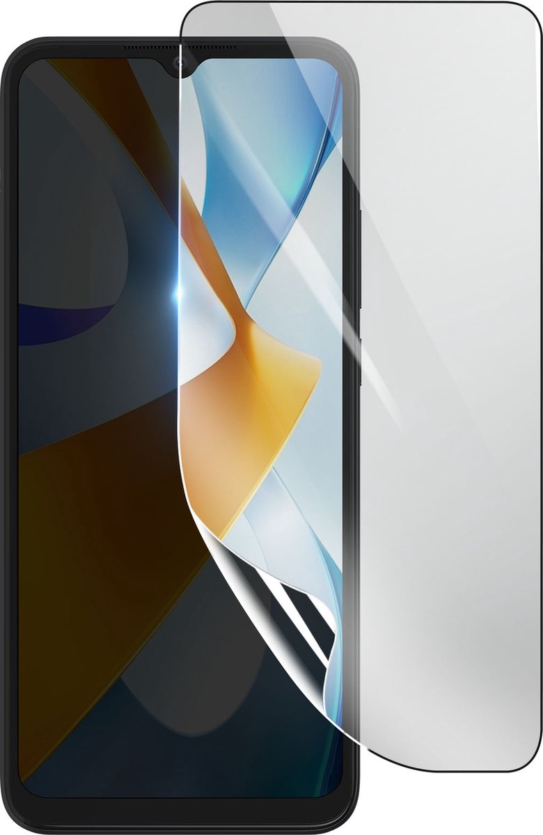 3mk, Geschikt voor Xiaomi Poco C40, Schokbestendige Hydrogel Screenprotector, Transparant