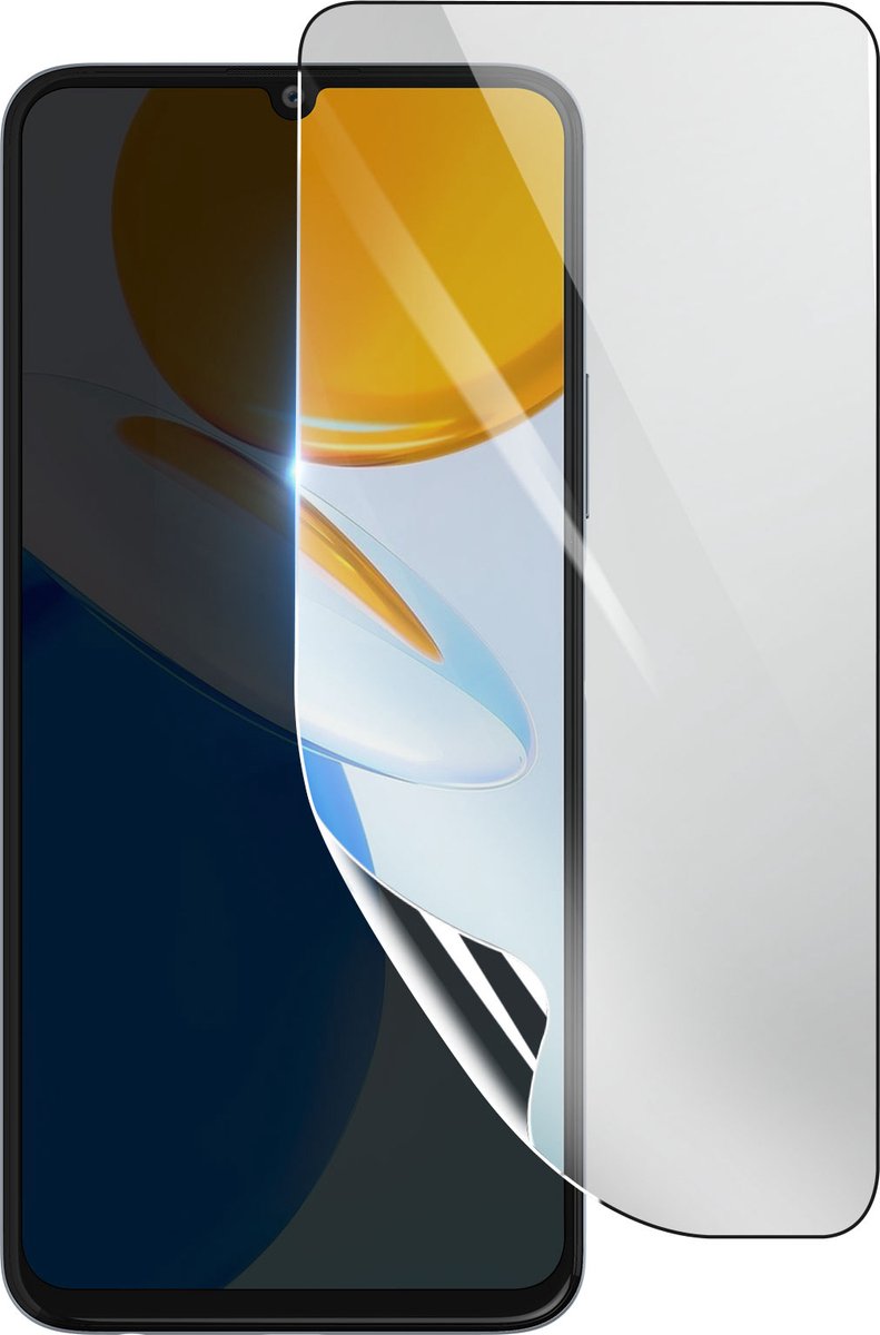 3mk, Geschikt voor Honor X7, Schokbestendige Hydrogel Screenprotector, Transparant