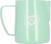 Barista Space - 350 ml Teflon Green Milk Jug (pitcher / opschuim kannetje)