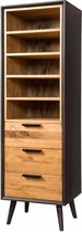 Tower living Bresso - Bookcase 3 drws. + 5 niches - 55
