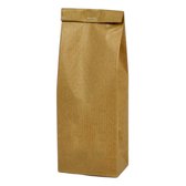 Sacs à fond bloc 70 + 40 x 205 mm en Papier Kraft brun alimentaire entièrement recyclable - par 100 pièces - durable - pochette à fond bloc - emballage Nourriture - sac rectangulaire - sac à friandises