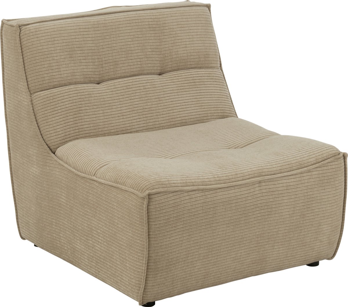 J-Line sofa Grid - populierenhout/schuim - donkerbeige
