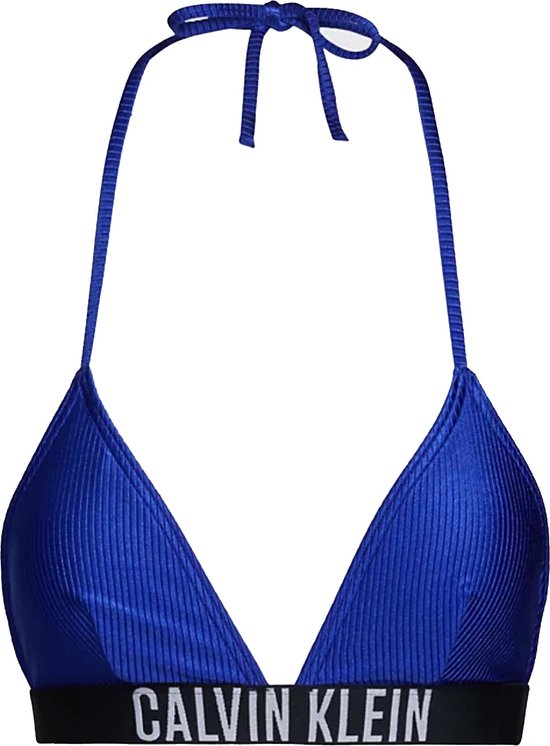 Calvin Klein Triangle RP bikini top dames donkerblauw