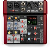 Table de mixage Power Dynamics PDM-Y401 - Console de mixage 4 canaux avec Bluetooth