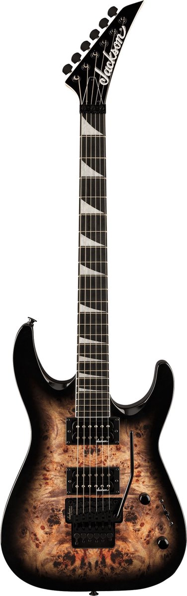 Jackson JS Series Dinky JS32 DKAP Transparant Black Burst elektrische gitaar