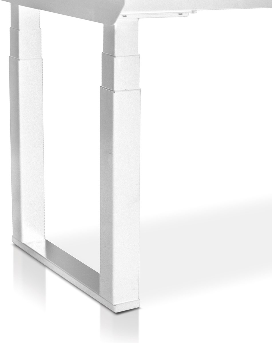 Zit-sta bureau elektrisch verstelbaar - MRC PRO SOLID NEN-EN 527 | 180 x 80 cm | Frame wit - blad robuust eiken | memory functie met USB | 200kg draagvermogen thumbnail 5