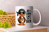 Mok Do I Look Like Give A Duck - LaughingLingDuck - QuirkyQuacker - DaffyDuckling - GrappigeEend - KoddigeKwaker - GekkeGans - Duck