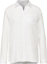 CECIL TOS Musselin Blouse Dames Blouse - vanilla white - Maat S